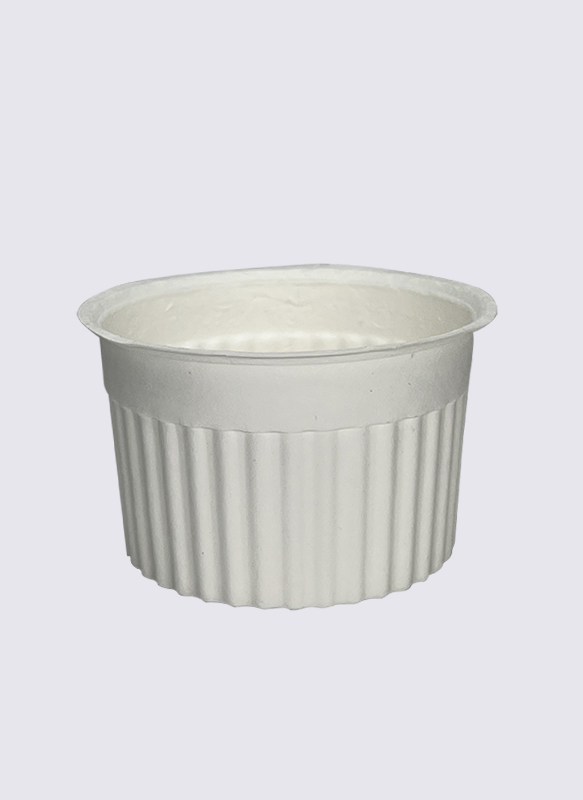 100ml Baking Cup Inner Paper Cup met Outer Bagasse Sugarcane Cup