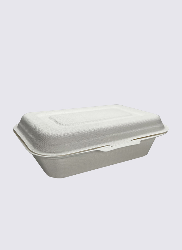 450ml Bagasse Suikerriet Clamshell-voedselcontainer