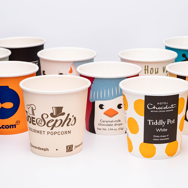 Enkelwandige papieren beker