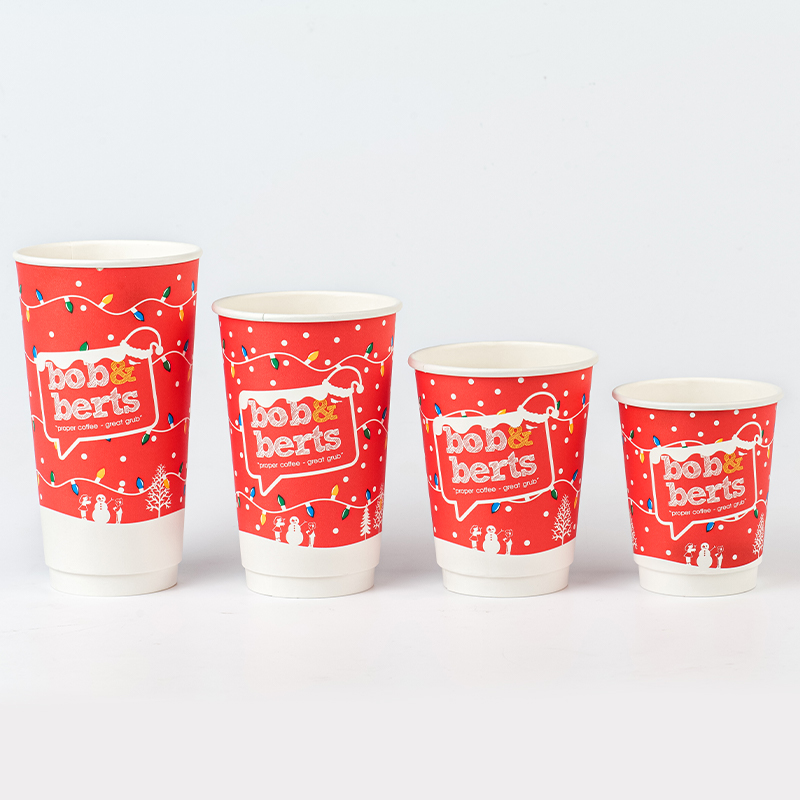 Dubbelwandige papieren beker