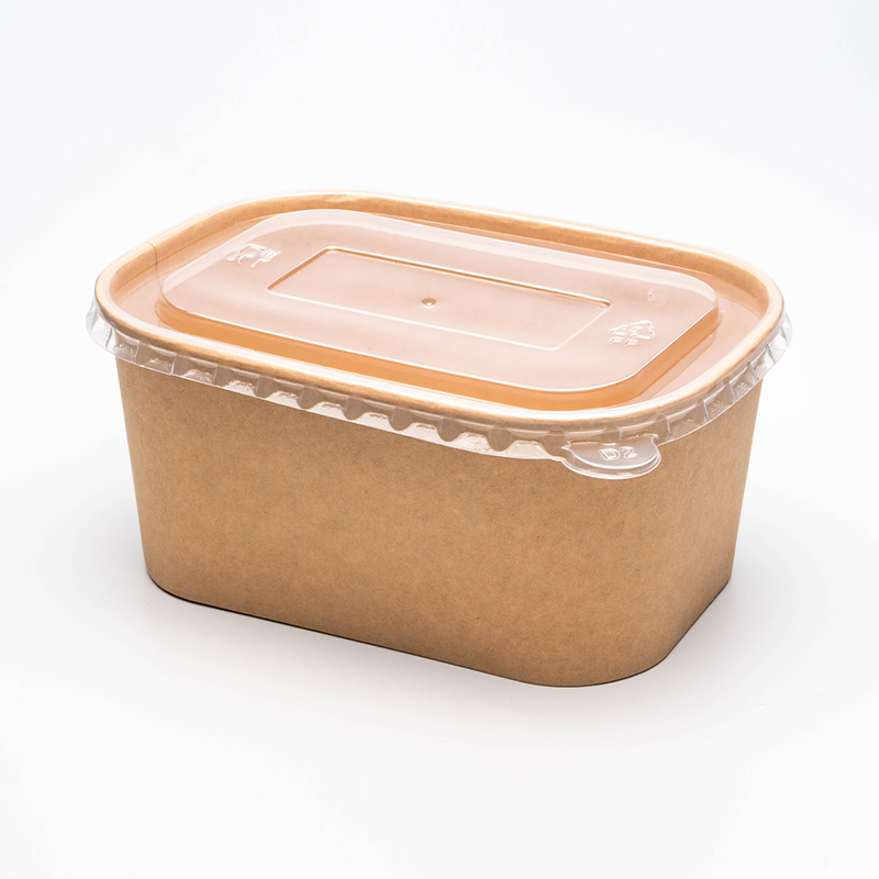 Rechthoekige en vierkante papieren kom