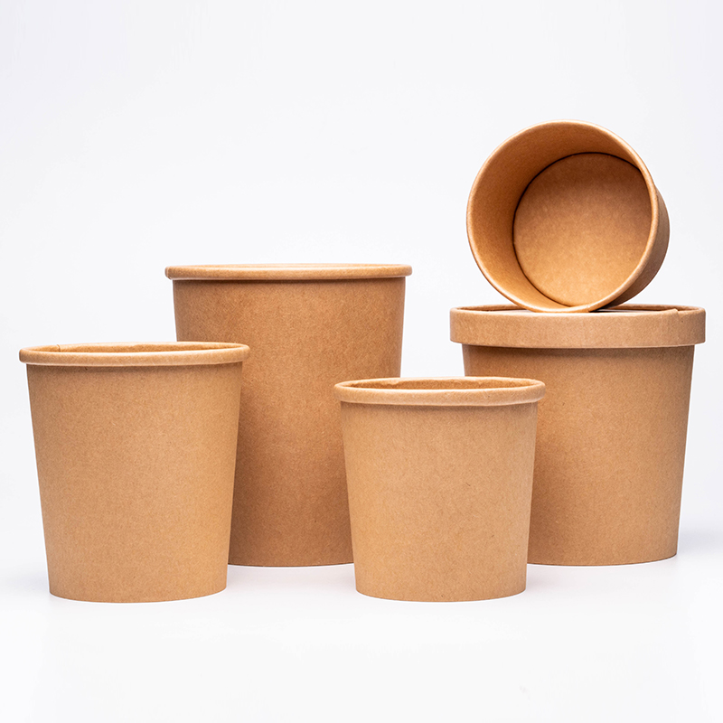 Papieren soepcontainer