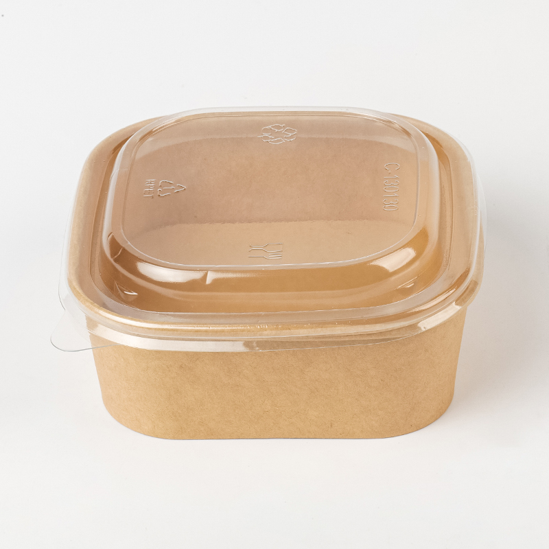 Rechthoekige en vierkante papieren kom