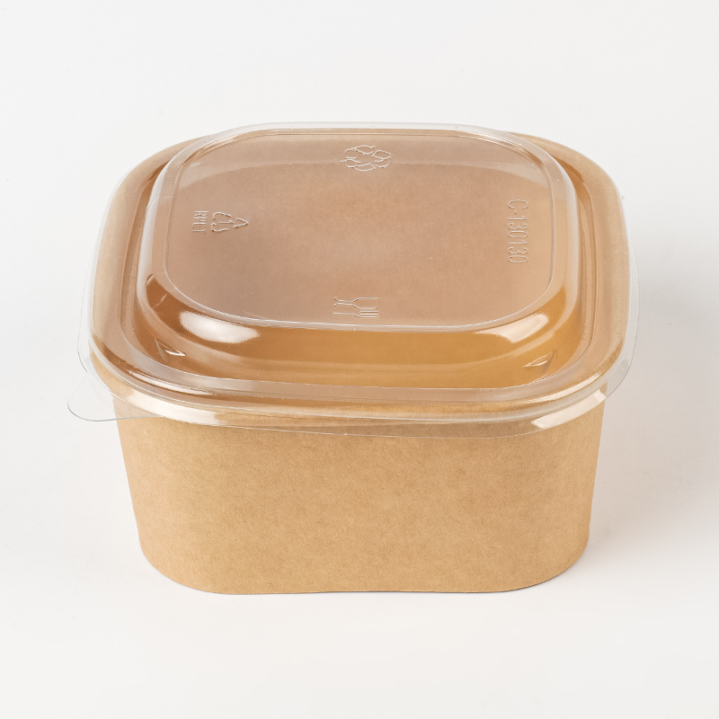 Rechthoekige en vierkante papieren kom