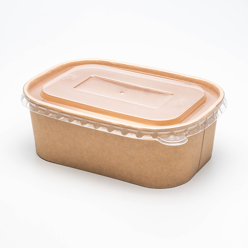 Rechthoekige en vierkante papieren kom