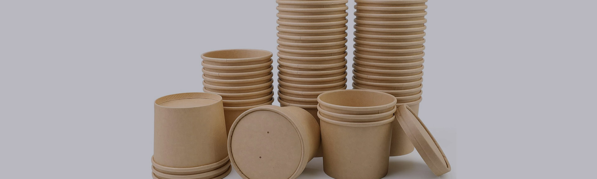 Papieren soepcontainer